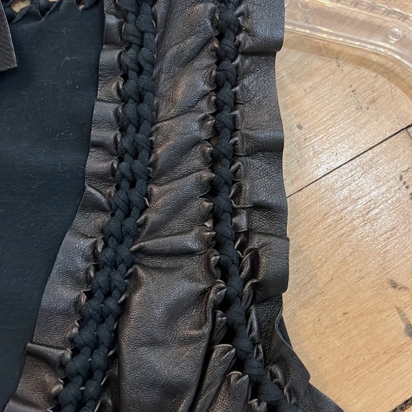 Jean Paul Gaultier Leather Vintage 1990s-2000s Top Sz M - Picture 13 of 14